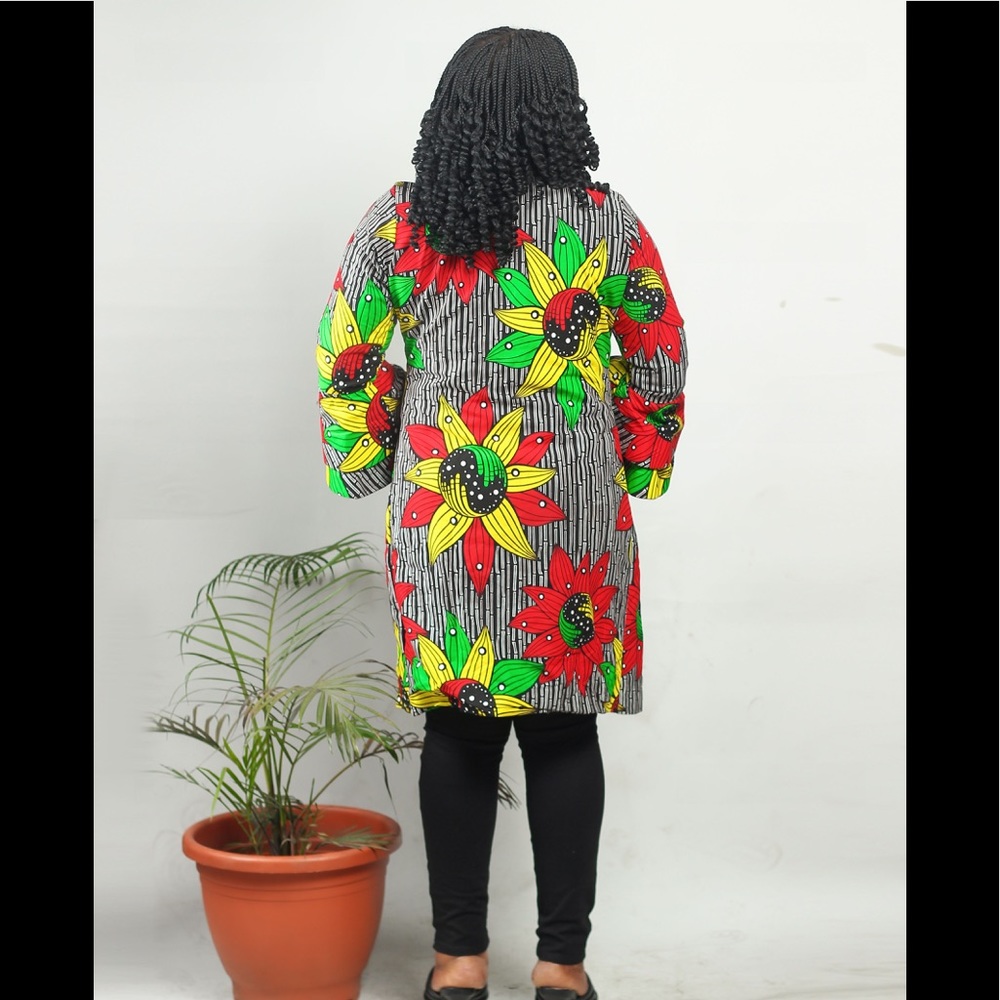 African print jacket - Picture 3 of 3